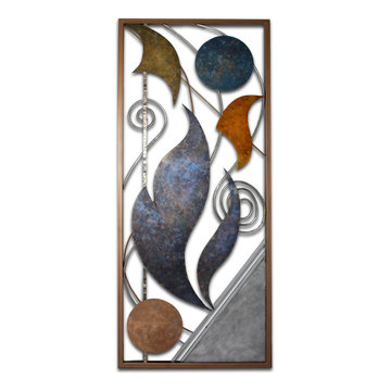 Metal & Glass Sculpture