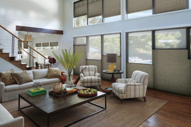 Living room - contemporary living room idea in Seattle