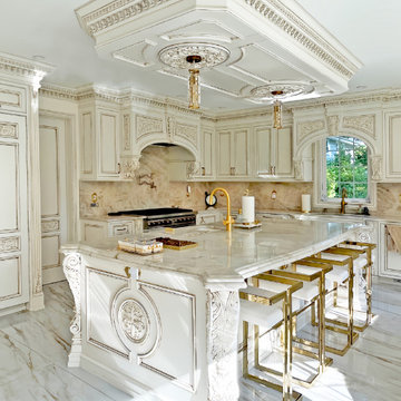 Elegant Classic Kitchen Design with Handcrafted Details