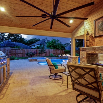 Expanded outdoor living in Spring TX