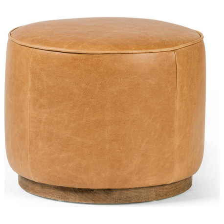 Sinclair Round Ottoman, Palermo Butterscotch