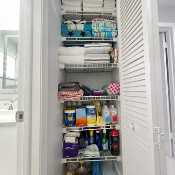 Custom Storage | A Well Organized Linen Closet