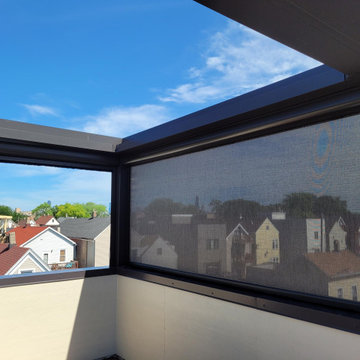 Rooftop Pergola Solar Screens