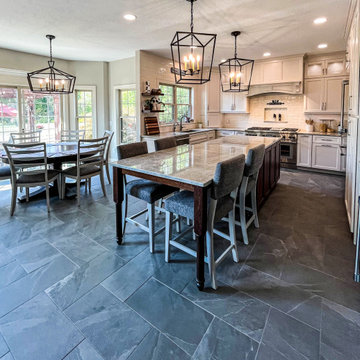 Custom White and Wood Contemporary Kitchen