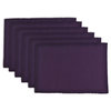 DII Eggplant Ribbed Placemat, Set of 6