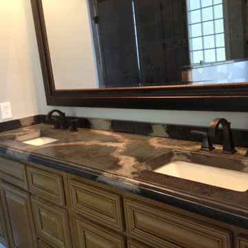 Concrete countertops