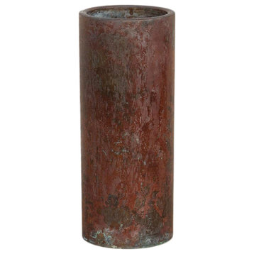 Antique Patinated Bronze Japanese Vase