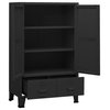 vidaXL Storage Cabinet Storage Cabinet for Living Room Office Black Metal