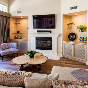 Completely remodeled kitchen, family and living room, powder room