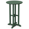 Polywood 24" Round Farmhouse Counter Bistro Table, Green/Green