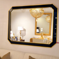 THE WARWICK MIRROR - BLACK - Wall Mirrors