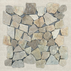 NUSA - Mist | 12" x 12" | Onyx Mosaic - Mosaic Tile