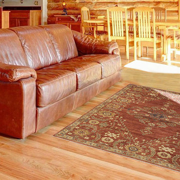 Kartum Area Rug - Rust