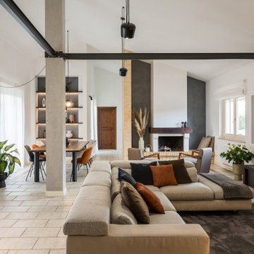 INTERIOR DESIGN - Villa in campagna dal restyling industriale