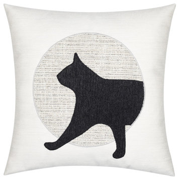 Unconditional Meow, Head Indoor/Outdoor Performance Pillow, 20" x 20"
