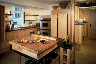 Design ideas for an industrial kitchen in San Diego.