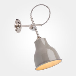 Factory Wall Light - MK2 - Mid Grey | Artifact Lighting Ltd - Wall Lights