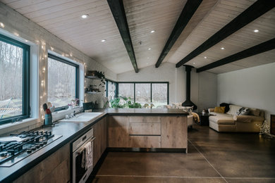 Inspiration for a 1950s kitchen remodel in Toronto