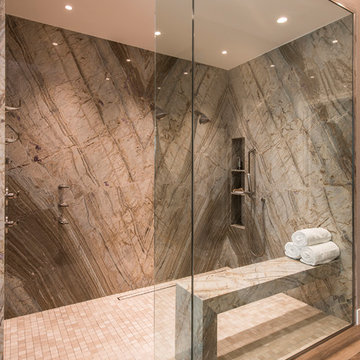 Contemporary, Sleek Home Build with Wine Cellar