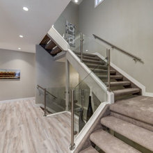Stairway and railing