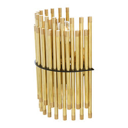 OXFORD CIRCULAR BRASS WALL LIGHT - Wall Lights