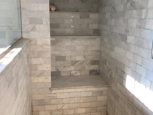 To Replace Carrara Marble Tile, What S The Best Tile For Shower Walls