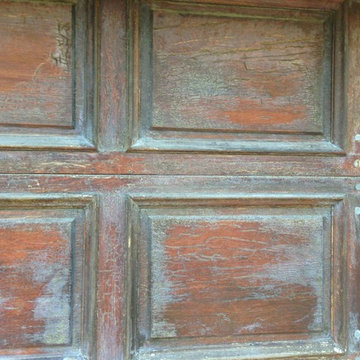 Doug Fir Garage Door – Before Refinishing