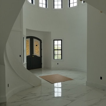 Custom Contemporary Home - Owings Mills, MD | Foyer in Progress Image