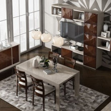 Modern Contemporary Line Collection Wall Unit Italian