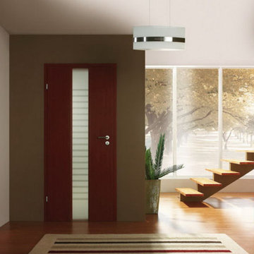 Glenview Haus Eco Veneer Modern Interior Doors Gallery Project | DBEV-FCS