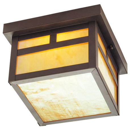 Montclair Mission 1 Light Outdoor Ceiling Light, Bronze