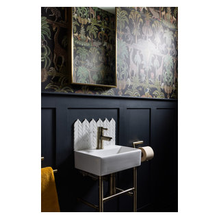 Surrey Family Home - Transitional - Powder Room - Other - by Wells and ...