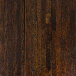 Timberclick Coffee Oak Locking Solid Hardwood - Hardwood Flooring