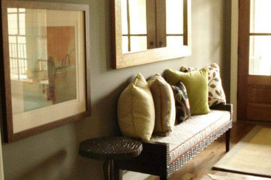Elegant entryway photo in Raleigh