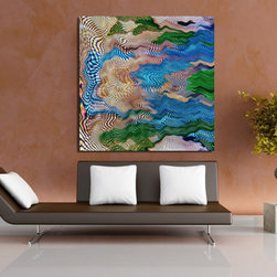 My art on wall - part 2 - JOURNEY square - Artwork