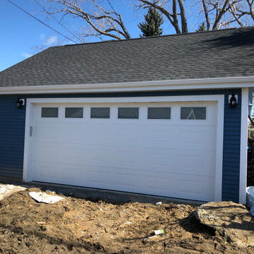two story garage, attic space for hobby