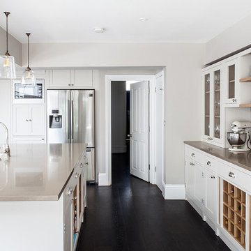 American kitchen in a Victorian Terrace