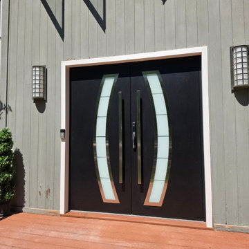 Deux 6500 Black double doors