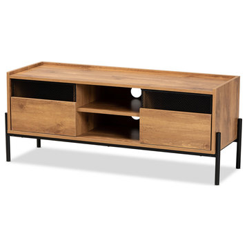 Hunter Industrial Natural Brown TV Stand