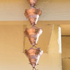 Copper Butterfly Rain Chain 8.5 Ft