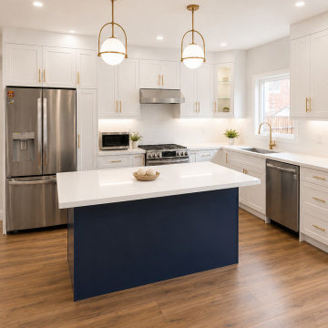 East Credit Kitchen & Structural Renovation - Open Concept