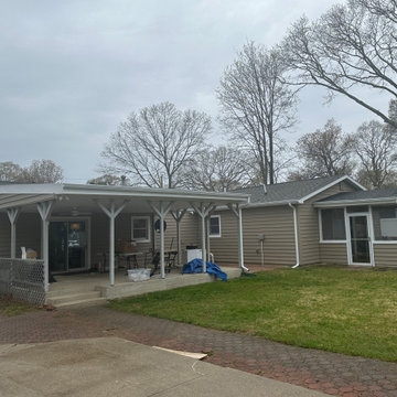 Sayville Siding - Pebblestone Shakes & Clapboard | Alpha Windows & Siding