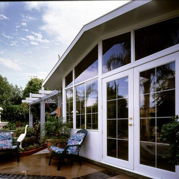 Sunroom and patio enclosures with vaulted ceilings