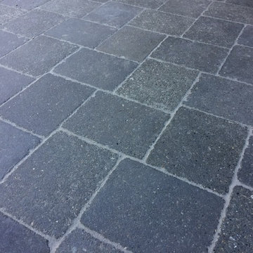 Backyard, Two Paver Types (w/ Putting Green!) - North Van, BC (Jointing)