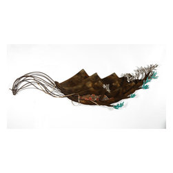Mountain Winds, 40&rdquo; h x 13ʼ w x 2&rdquo; d - Wall Sculptures