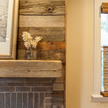 Reclaimed Fireplace Surround and Mantle in Elmhurst