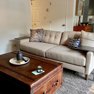 Mod Sofa w/ Patchwork with Trunk Table | The Sofa Company