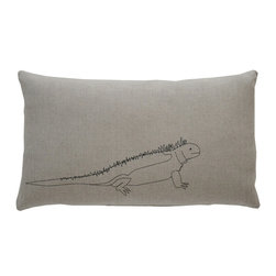 k studio - Galapagos Iguana Pillow - Decorative Pillows