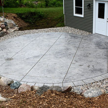 concrete patio pics