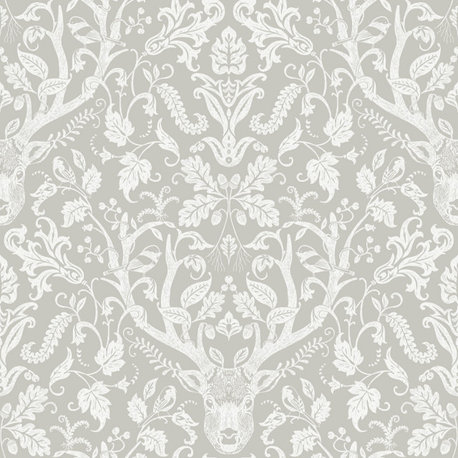 Taupe Escape to the Forest Peel and Stick Wallpaper Bolt